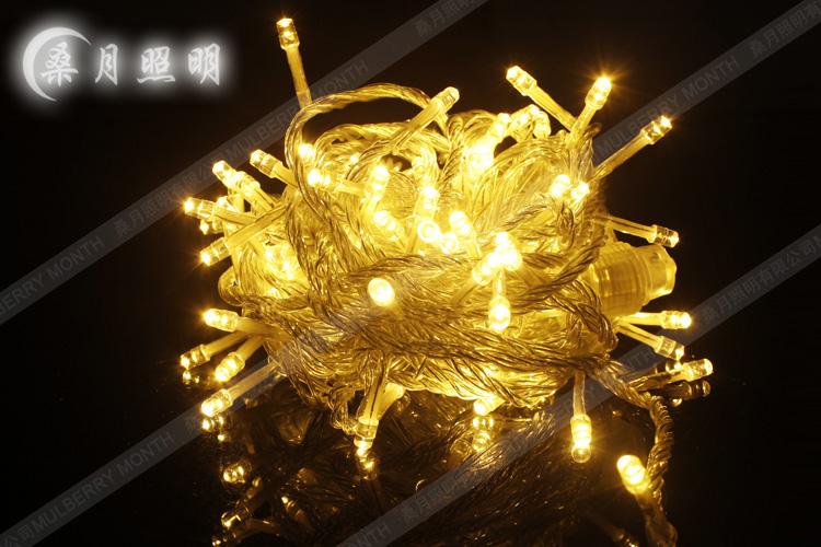 led彩灯闪灯串灯防水户外彩灯节日灯婚庆彩灯圣诞公母接亮化包邮